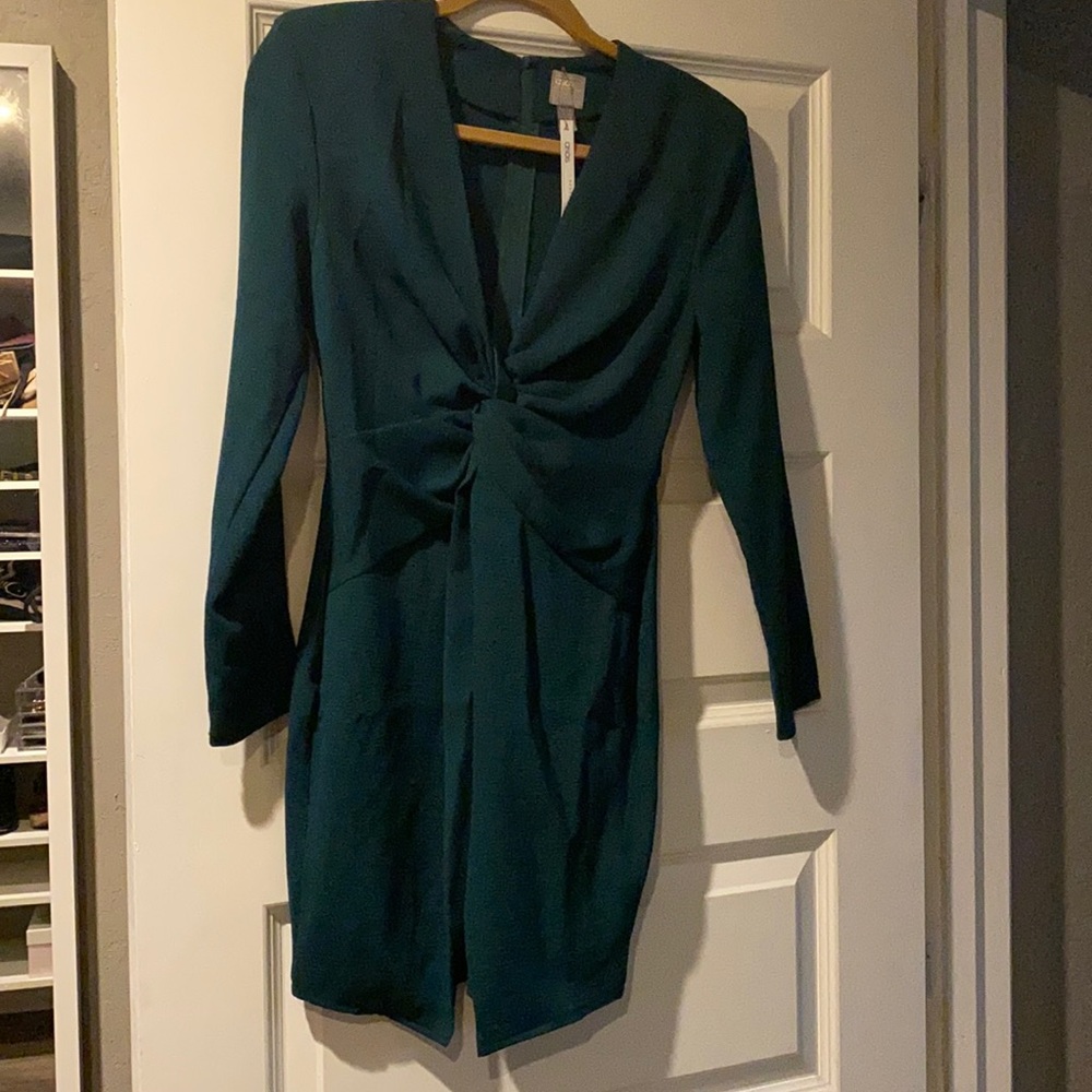 Green petite dress